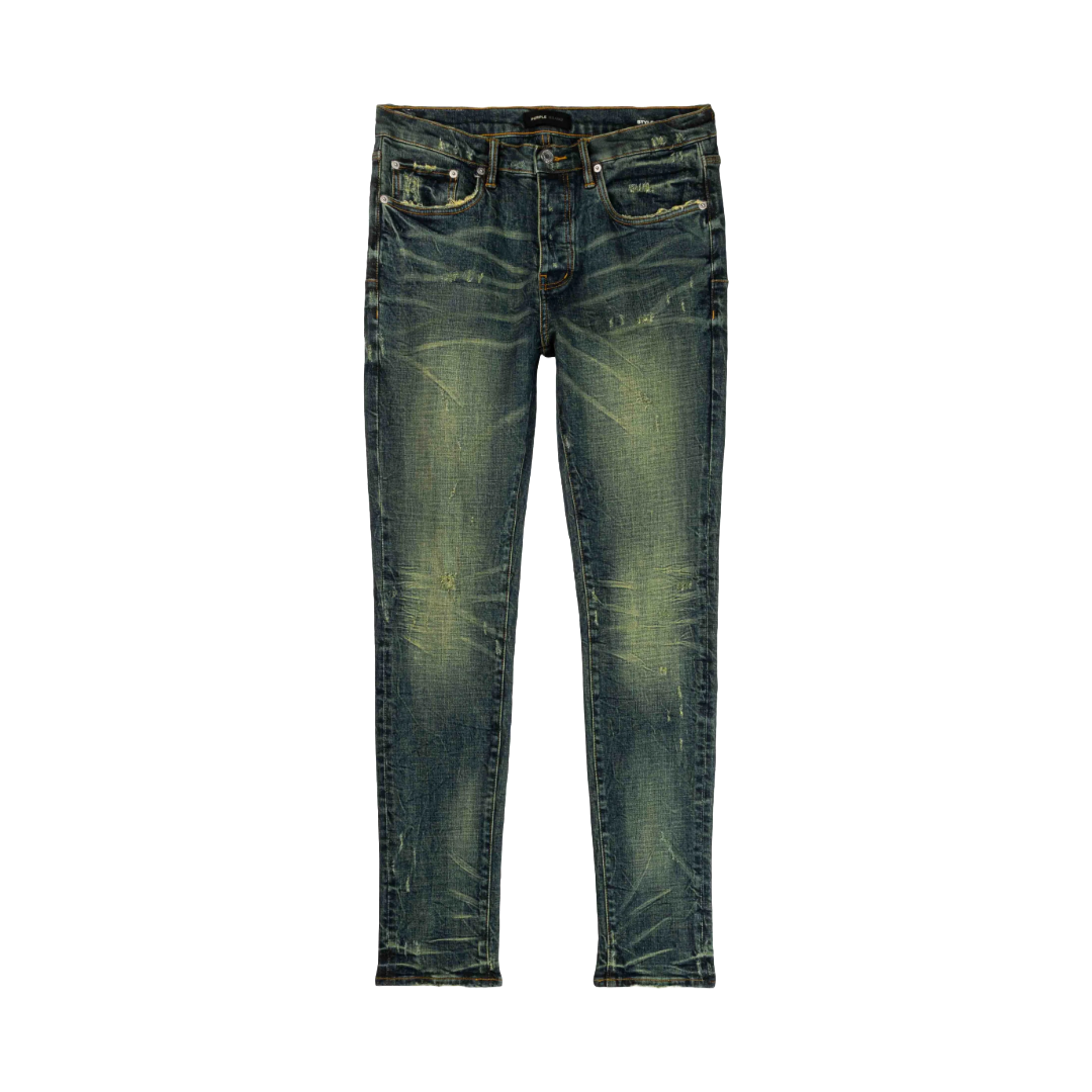 PURPLE BRAND MARRED VINTAGE VERDIGRIS MID INDIGO