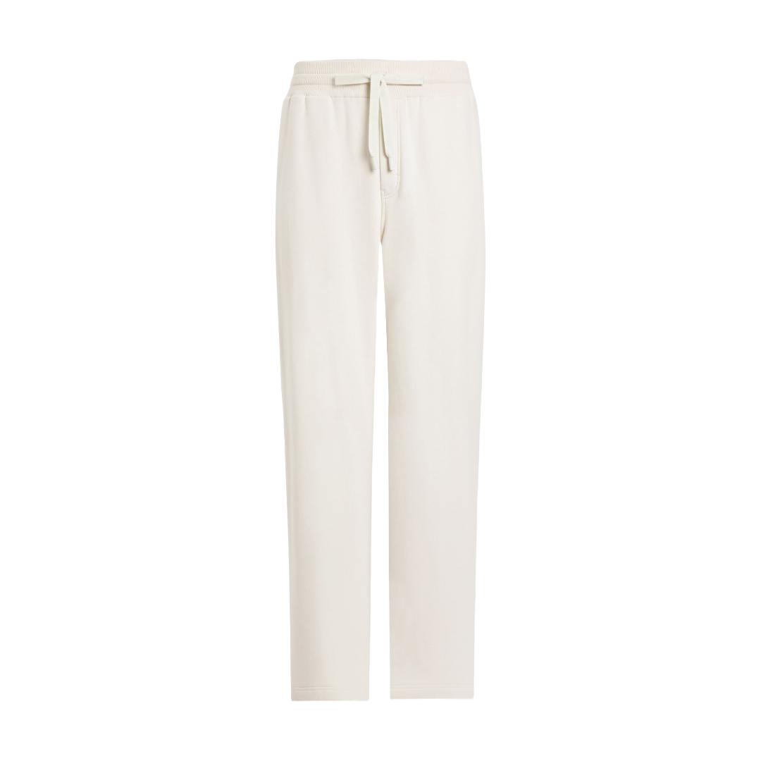 STRETCH JERSEY JOGGING PANTS WITH EMBROIDERY