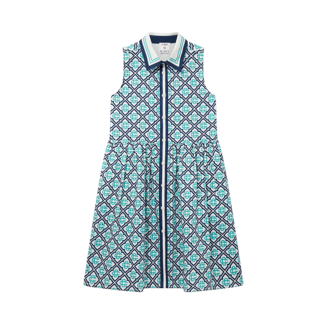KIDS MONOGRAM SHIRT DRESS