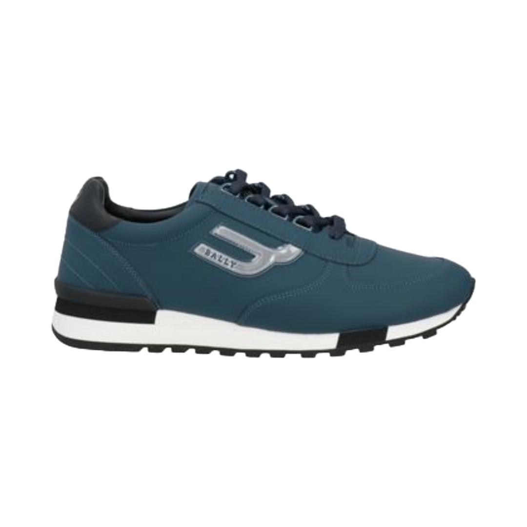 GAVINO LEATHER SNEAKERS NAVY